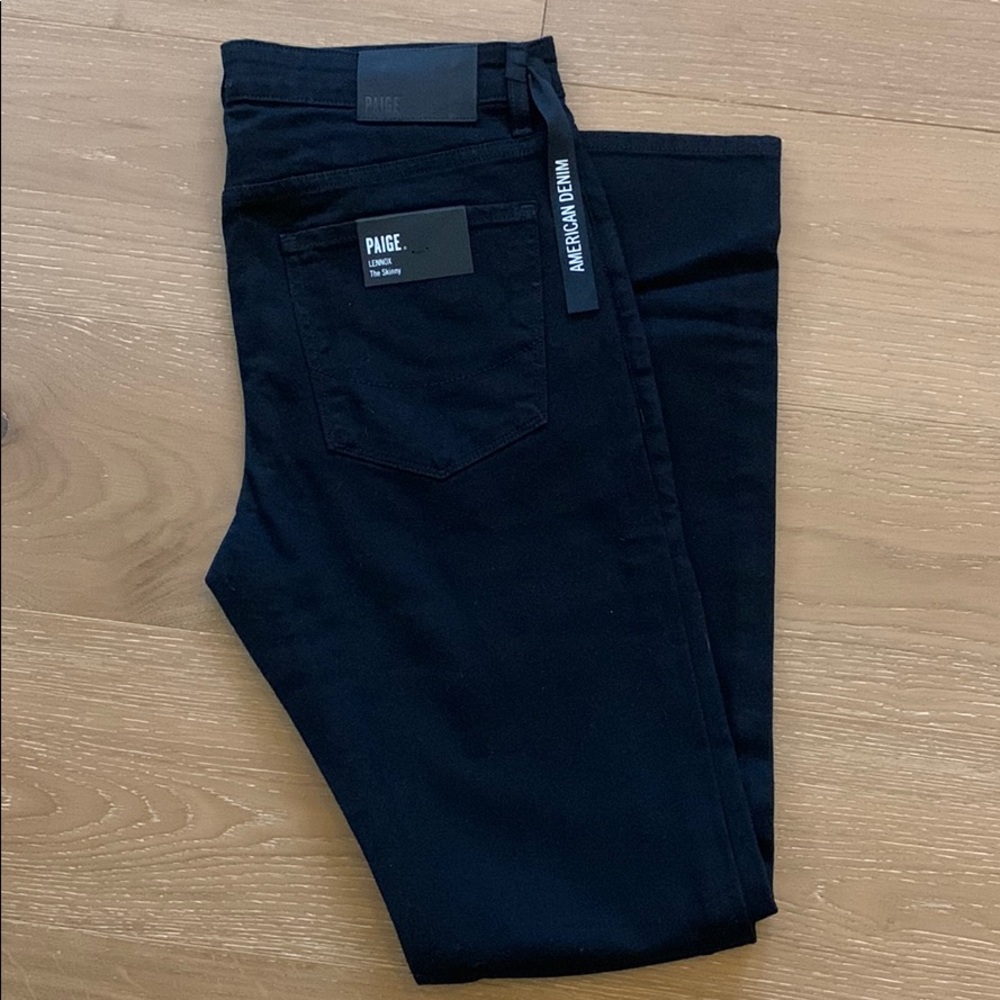 PAIGE dressy black jeans